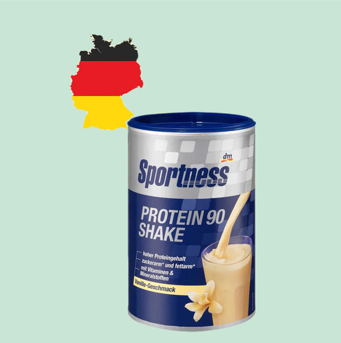 德国代购【全场300包邮】Sportness低糖低脂维生素动物蛋白粉350g