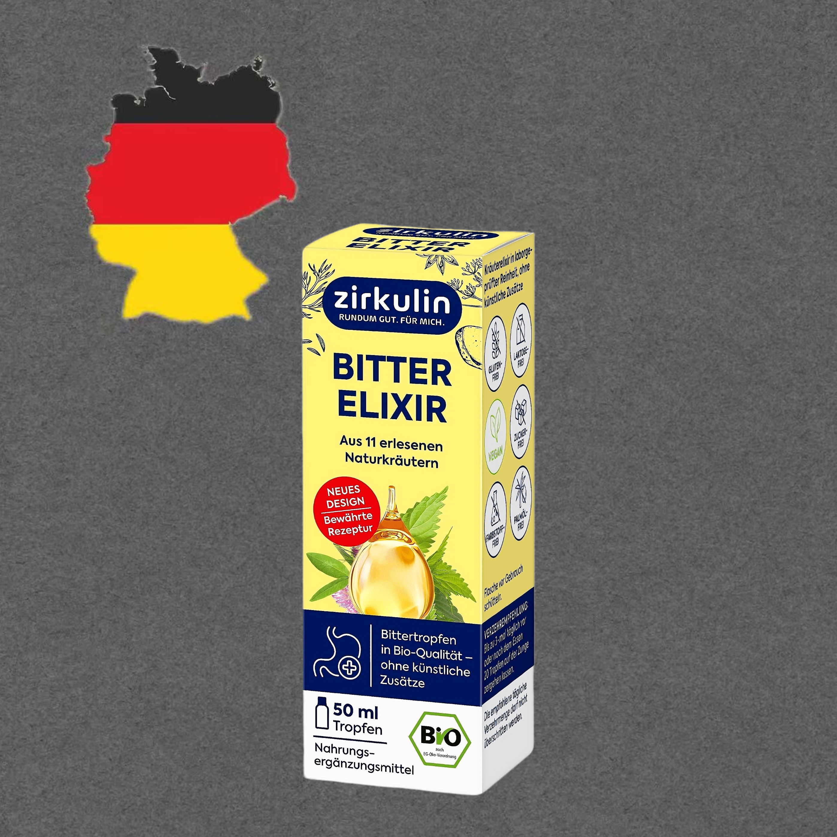 德国代购【全场满300包邮】Zirkulin植物苦素提取物50ml