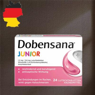 德国代购【全场满300包邮】Dobensana草莓含片24片