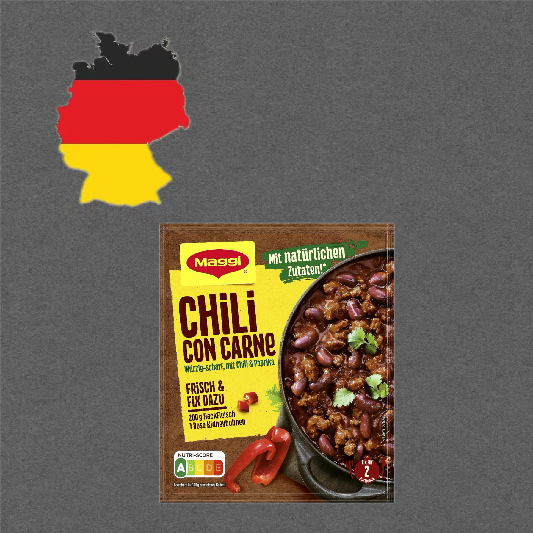 德国代购《全场满300包邮》Maggi辣味肉末炖豆料理包33g