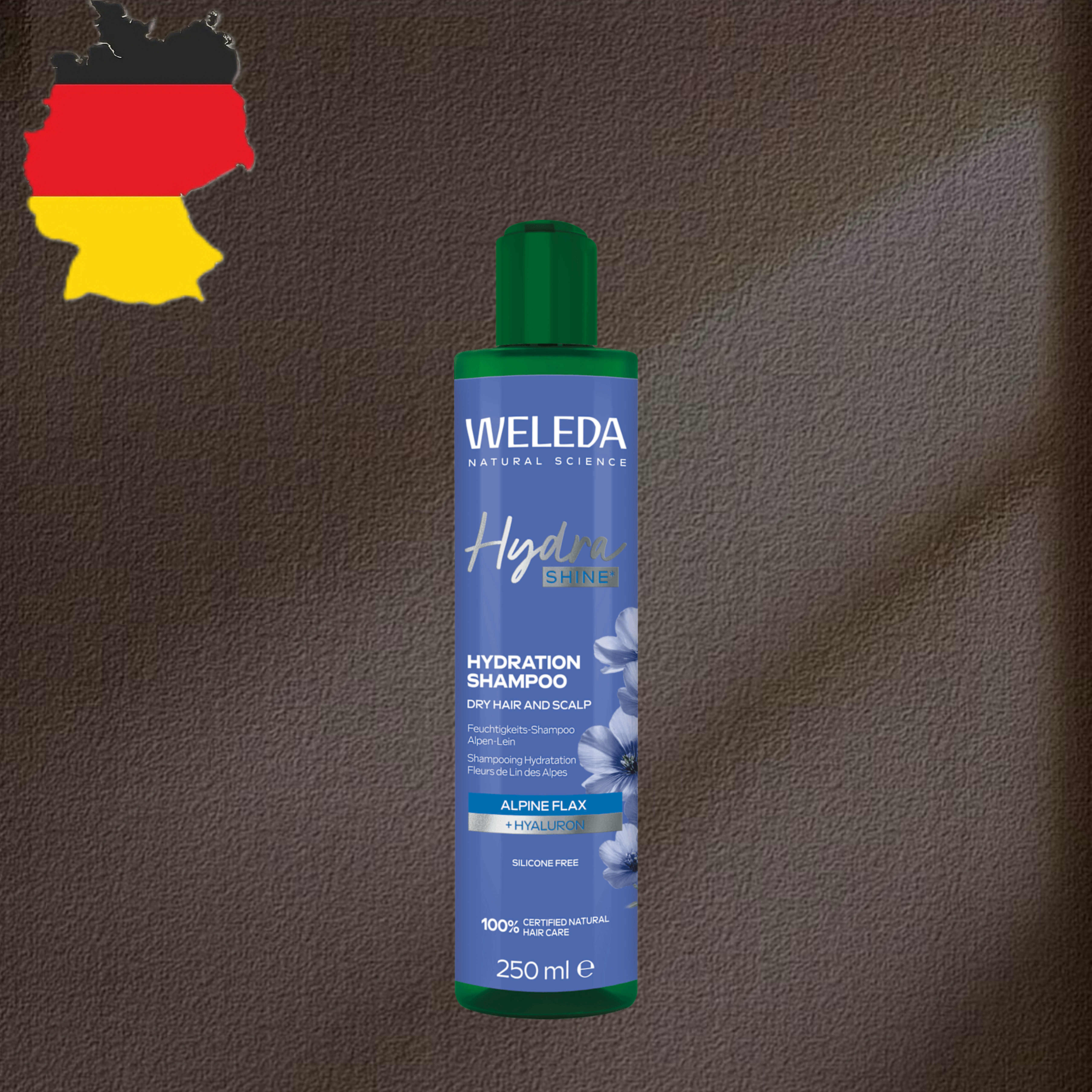 德国代购【全场满300包邮】WELEDA闪闪洗发露250ml