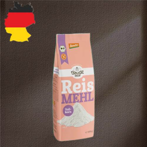 德国代购《全场满300包邮》Bauck Mühle全谷物无麸质米粉500g