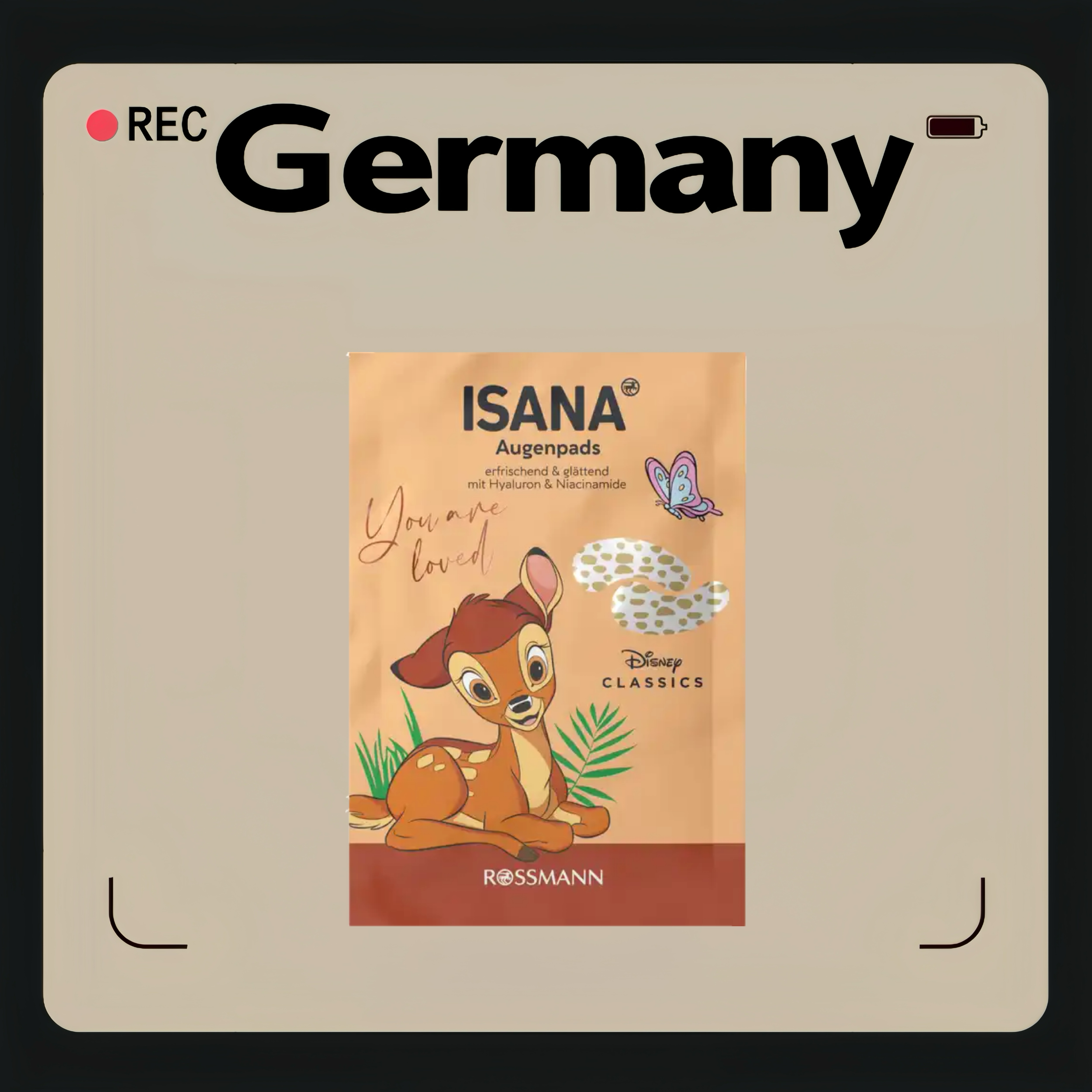 德国代购【全场满300包邮】ISANA迪士尼唯爱眼贴2片装