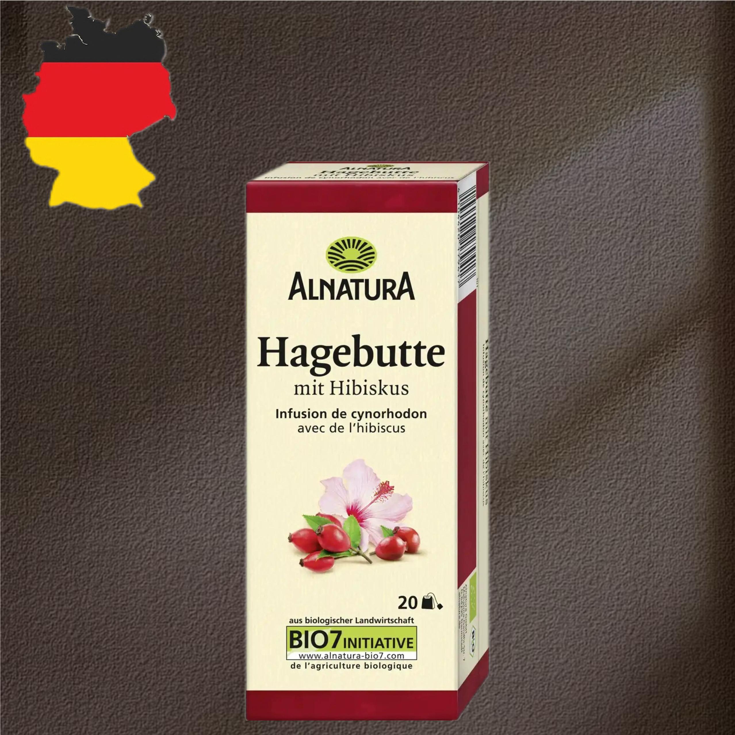 德国代购【全场满5盒包邮】alnatura安娜图拉有机野蔷薇茶45g