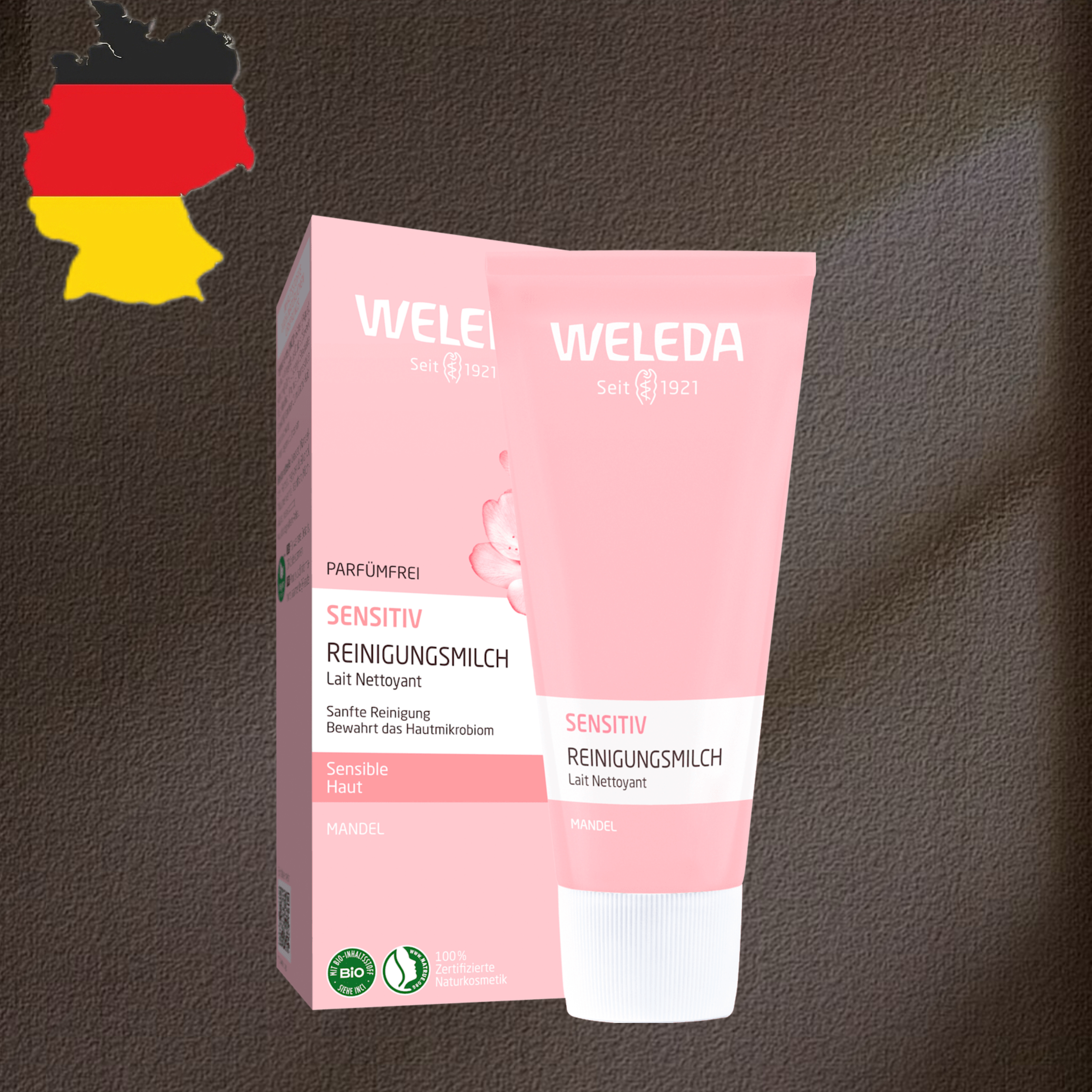 德国代购【全场满300包邮】WELEDA 杏仁洗面奶75ml