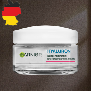 德国代购【全场满300包邮】GARNIER透明质酸镇定肌肤面霜50ml