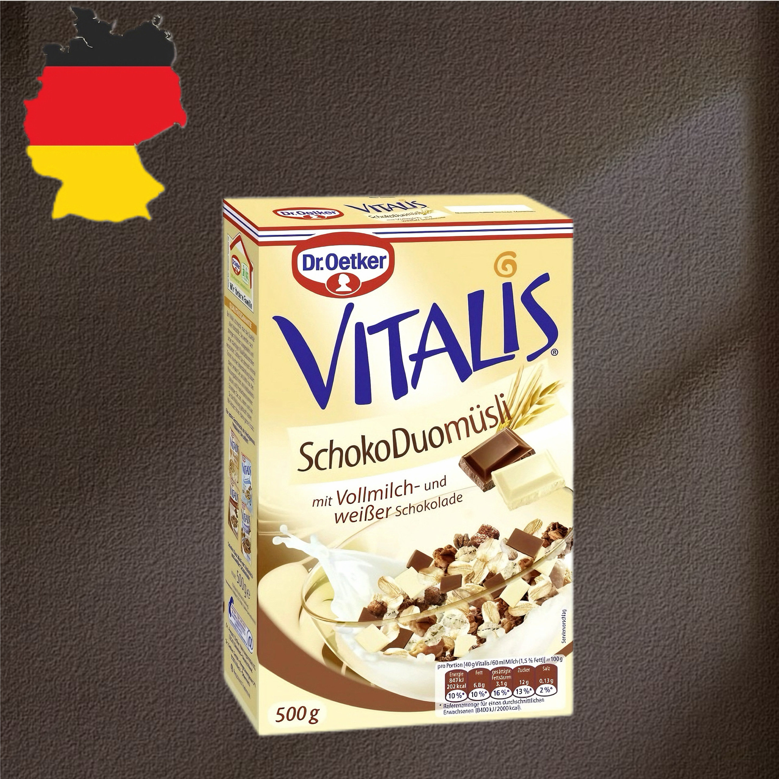 德国代购【全场300包邮】Dr.Oetker活力双重巧克力燕麦500g