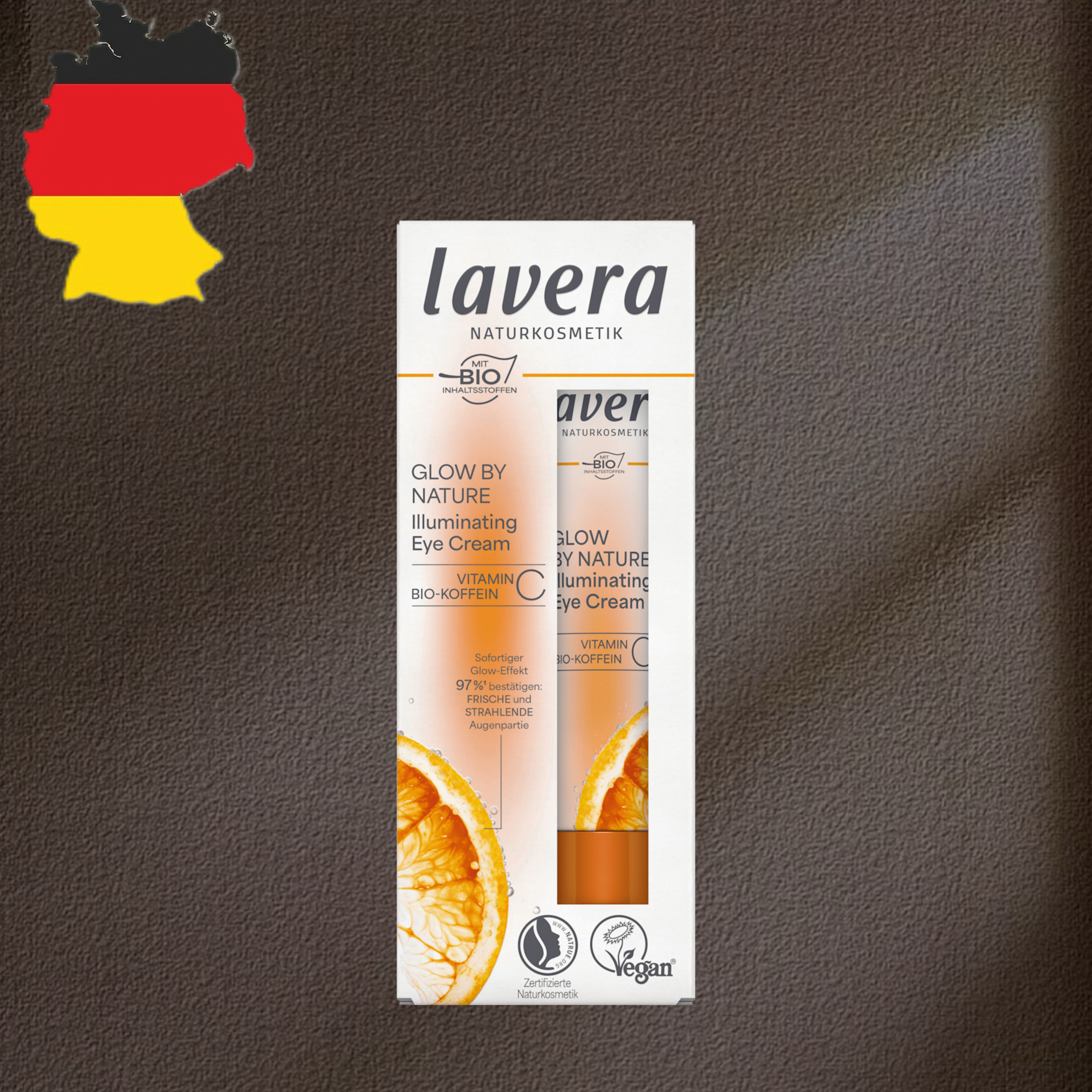 德国代购【全场满300包邮】lavera维生素c有机咖啡因眼霜15ml