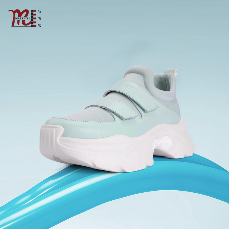 圆头厚底马内尔休闲运动鞋