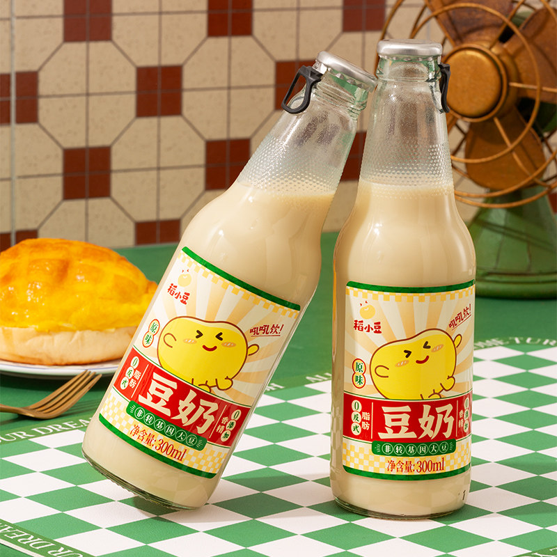 稻小豆豆奶植物蛋白饮料300ml*6瓶装豆乳饮品全豆鲜榨轻碳水饱腹,咖啡/麦片/冲饮,植物蛋白饮料/植物奶/植物酸奶,淘宝优惠券,粉丝福利购,淘宝优惠卷