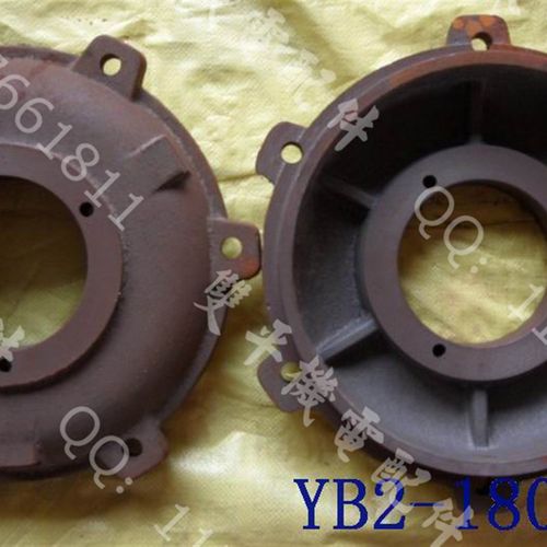YB2平180卧式法兰防爆电机端盖风叶接线柱2级4级电机配件