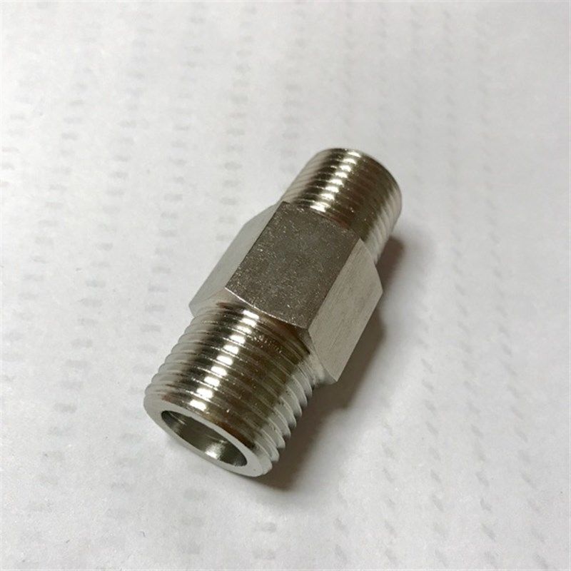 不锈钢减压阀接头 ZG1/2-G5/8 双外丝不锈钢接头 压力40mpa