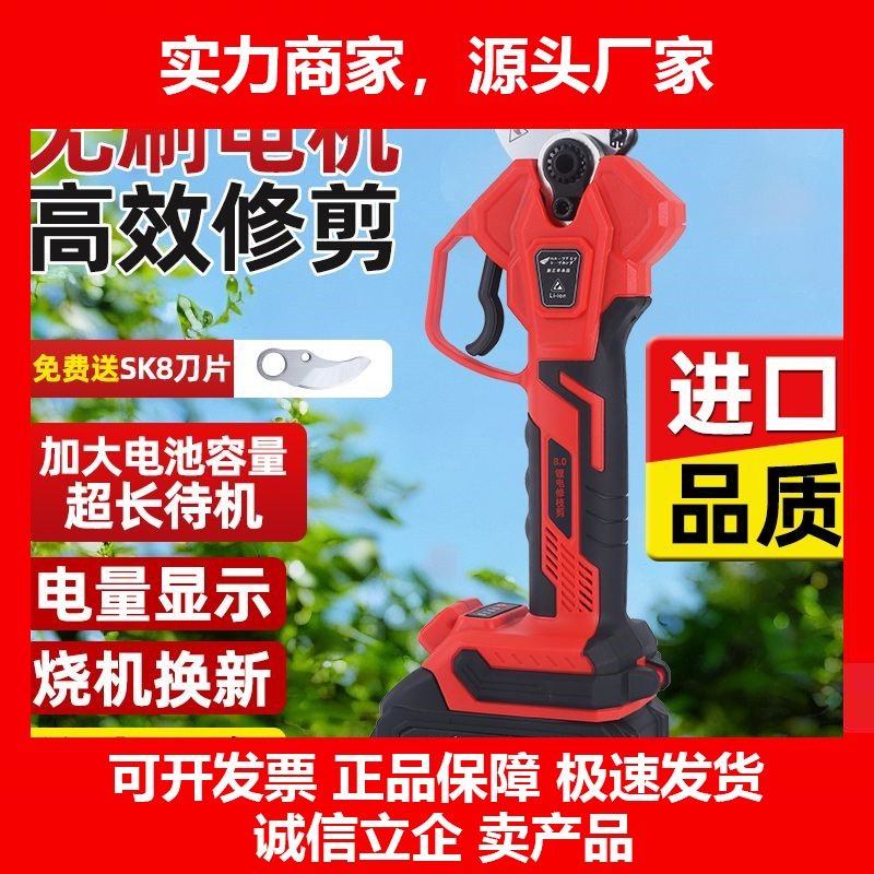 德国十大品牌电动剪刀果树修枝绿化园林剪刀剪树枝剪枝神器