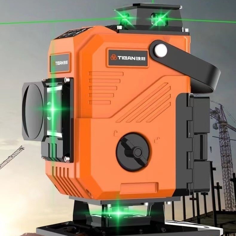 德国水平仪绿光12线强光线细红外线16线激光自动投线贴墙仪贴地仪