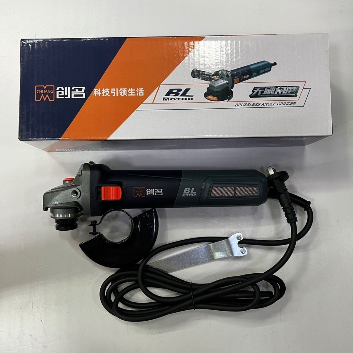 创名无刷大功率角磨机CA010T/H交流1300瓦砂轮磨光抛光机220V