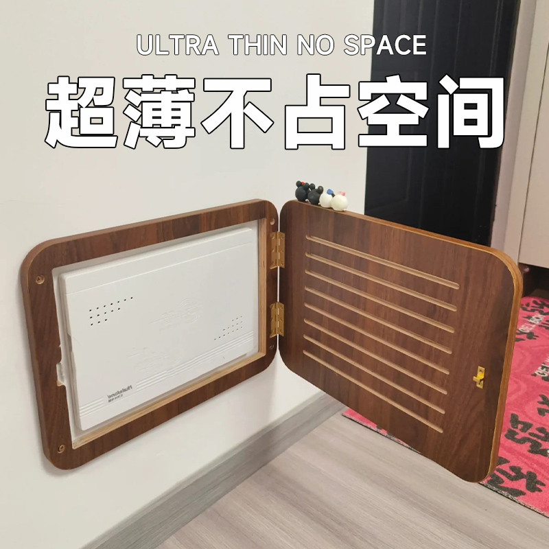 超薄弱电箱遮挡光纤网线盒多媒体改造盖板电表箱装饰画遮丑免