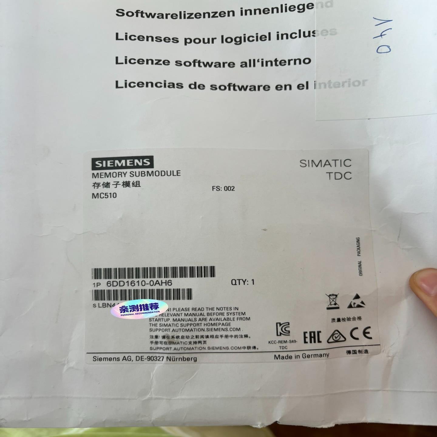 6DD1610-0AH6（憨憨电子）