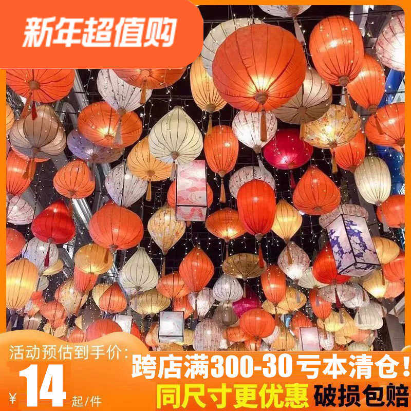 越南灯笼2024节日装饰户外中式灯笼商场街道景区防水古风灯笼吊灯