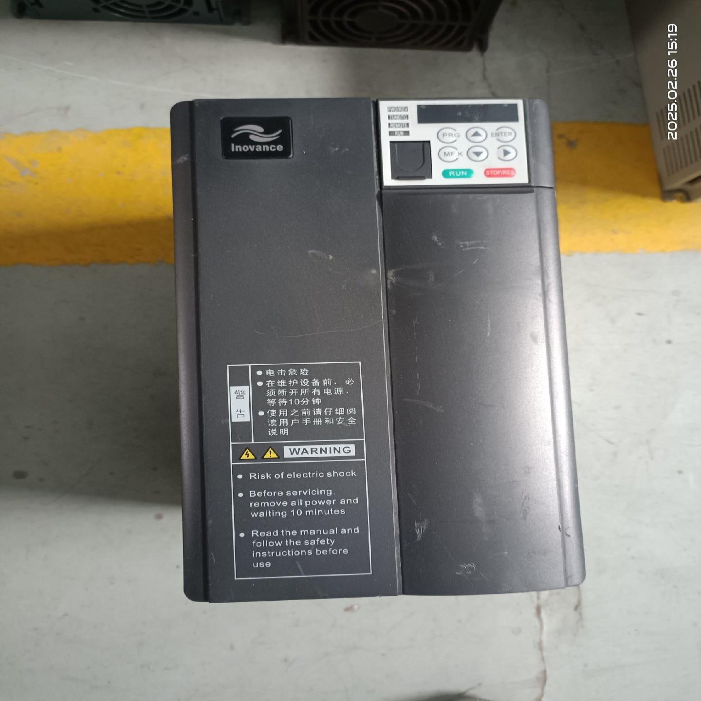 (询价)汇川变频器11KW MD310T11B-SZ 功能测试