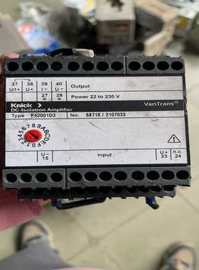 knick 科伲 可隔离放大器 P42001D3 一个（基数电子）