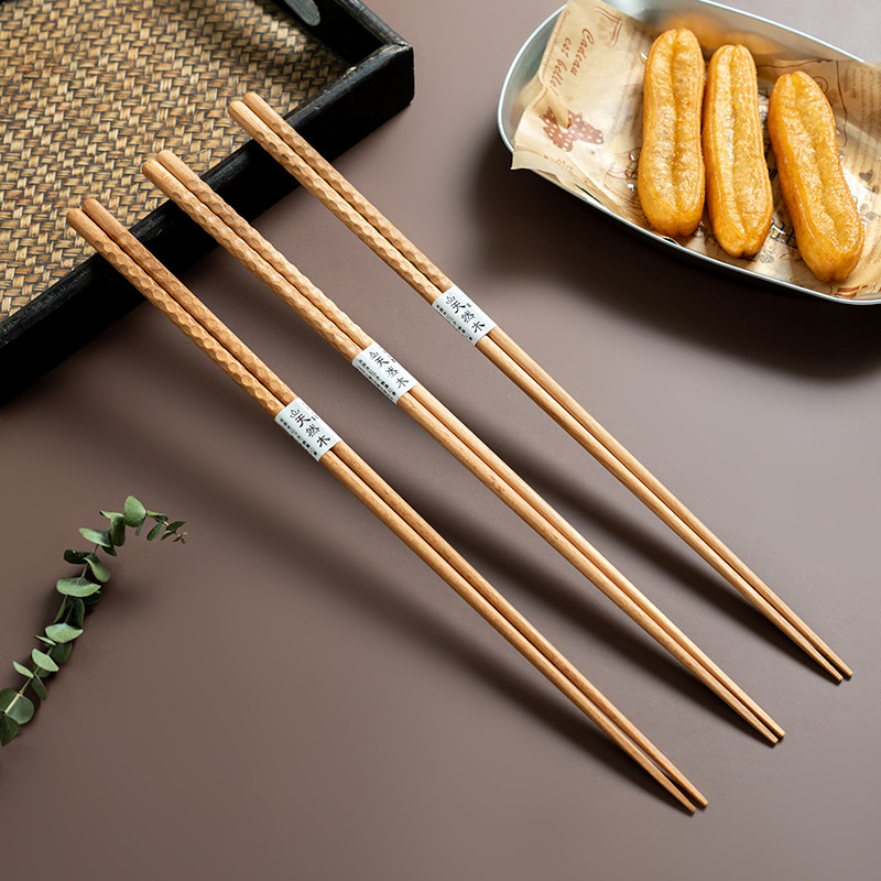 onlycook耐高温油炸加长筷子火锅木筷子厨房捞面炒菜专用公筷餐具