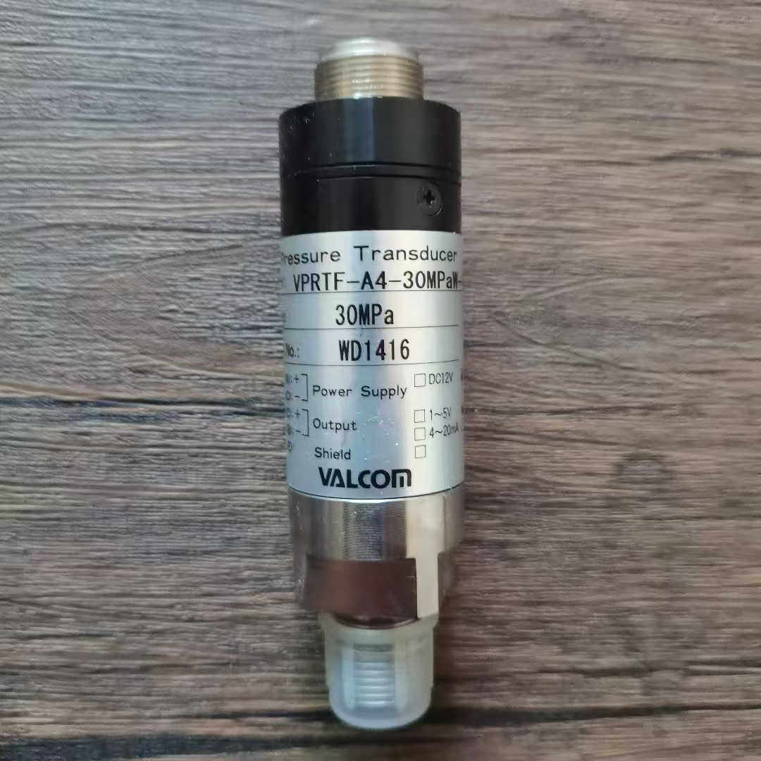 全新正装 VALCOM威科莫 VPRTF-A4-30MPaW-4 30MPa 传感器议价