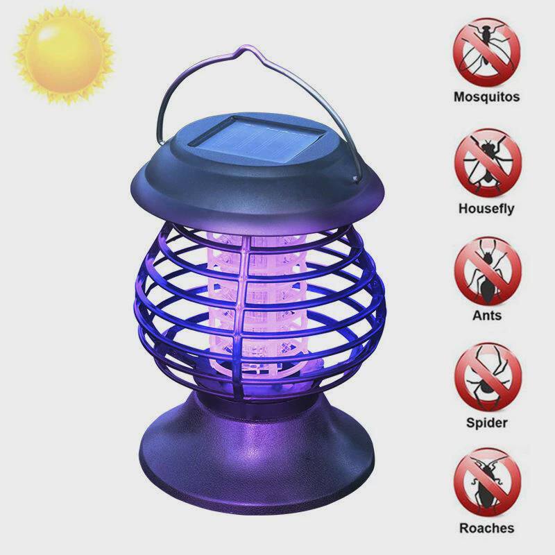 太阳能灭蚊灯户外灭蚊神器家用庭院蚊子神器光控灭虫灯防水驱蚊灯