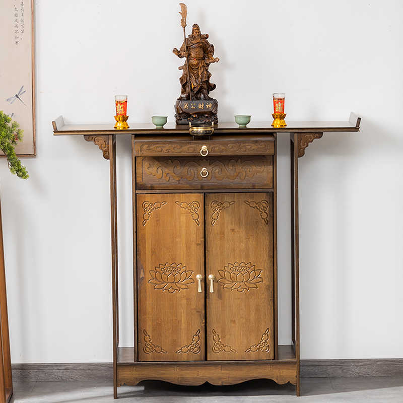供桌香案供奉台关二爷财神摆放桌新中式佛龛立柜供柜神台供桌家用