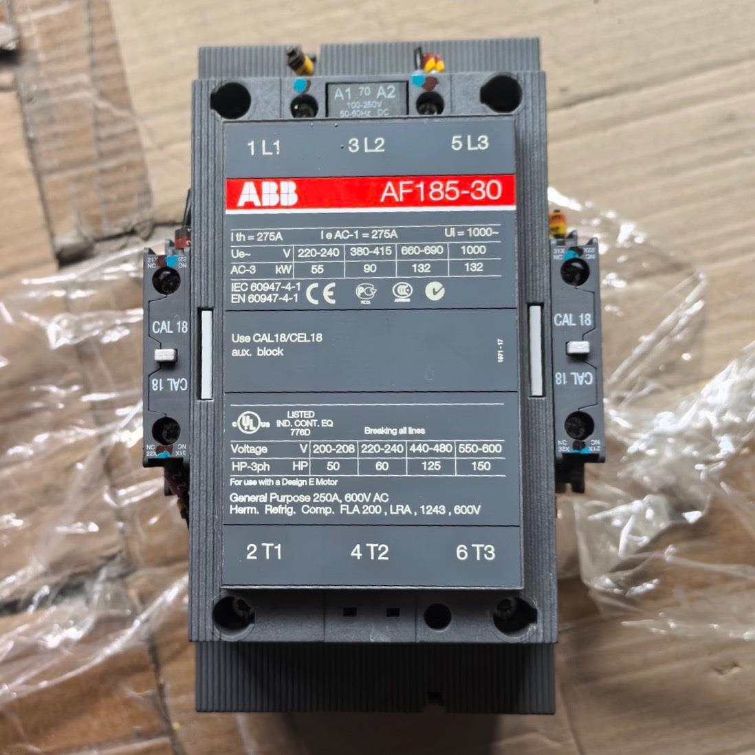 【顺庆】ABB接触器AF185-30带辅助CAL18-11【议价】
