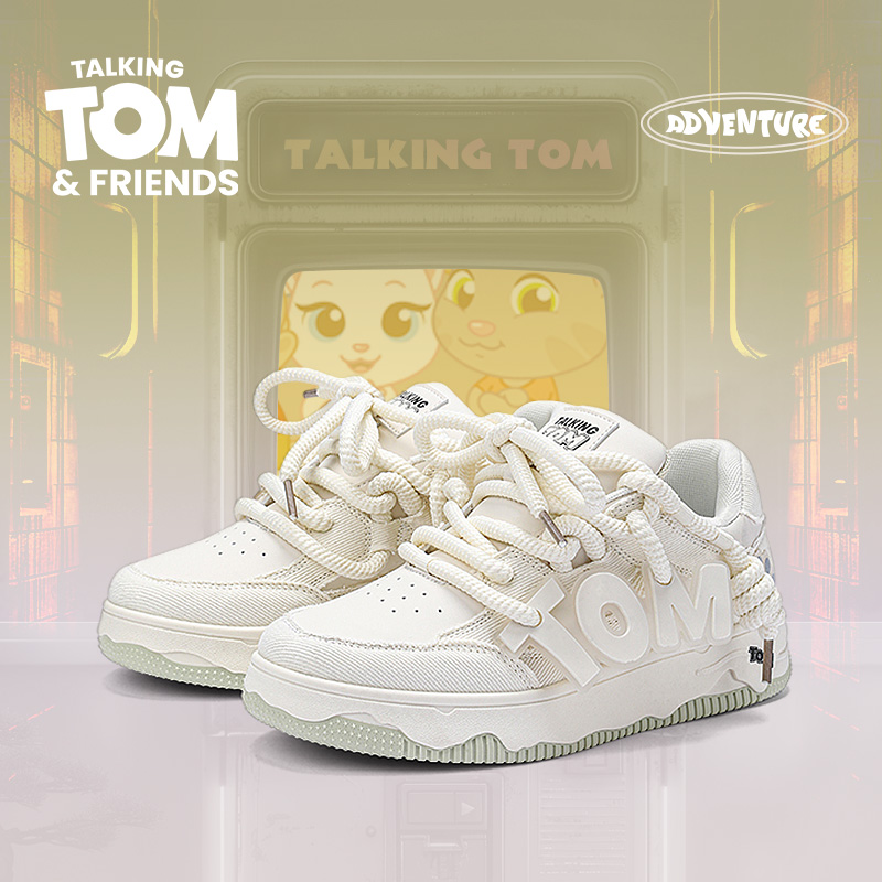 汤姆猫面包鞋男款百搭休闲板鞋