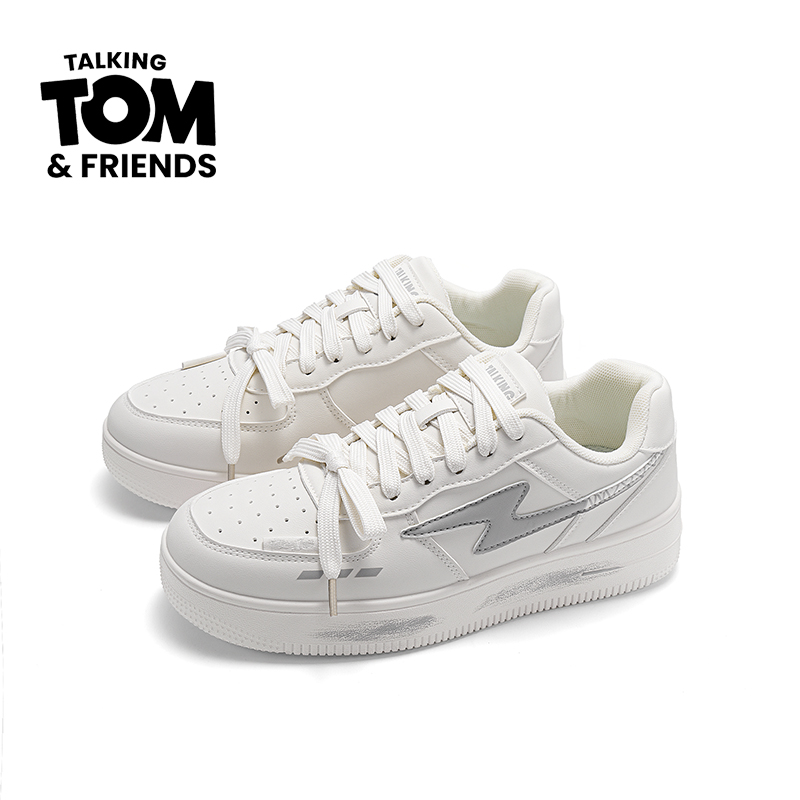 汤姆猫休闲板鞋透气空军小白鞋
