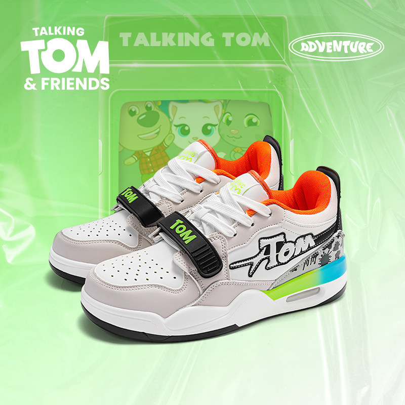 汤姆猫鞋子男鞋休闲板鞋男款春秋季透气设计感篮球运动鞋面包潮鞋,流行男鞋,休闲板鞋,淘宝优惠券,粉丝福利购,淘宝优惠卷