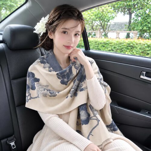 空调房围巾外搭女2026新款秋季