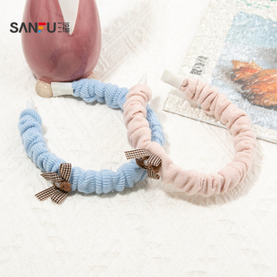 可爱发饰配饰发箍头饰848365 个性 三福针织配件头箍单个 时尚