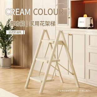 小型轻便家用梯子折叠梯伸缩加厚人字梯多功能乔迁爬梯凳楼梯