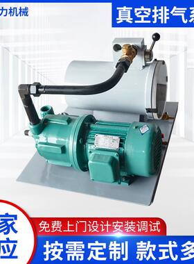供应ZBC真空排气系统密封管排气脱泡水环真空泵机设备
