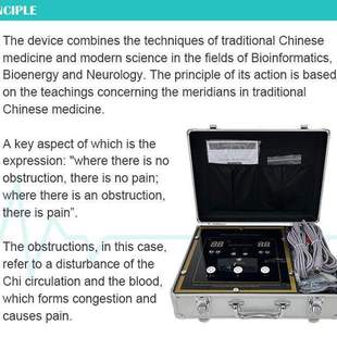 DDS bio electric massage machine Fohow Bioenergy Massager