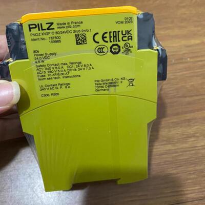 PILZ/皮尔兹787500PNOZXV2PC30/24VDC2n/o2n/ot安全继电器