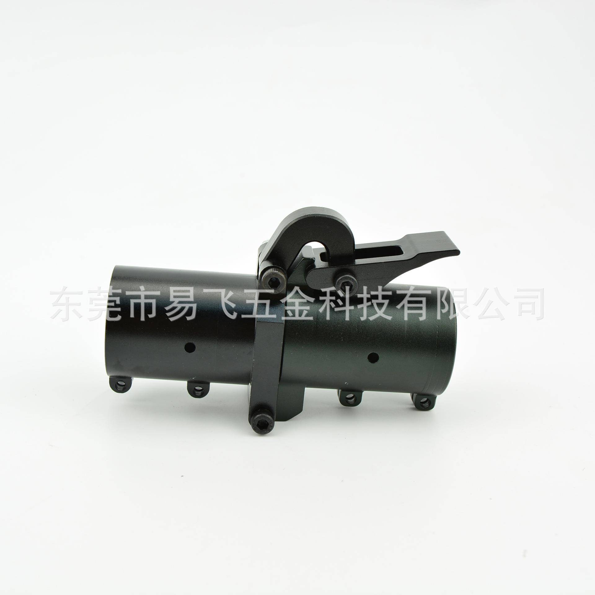 D30mm碳管横向折叠件机臂管座横折平折CNC铝合金