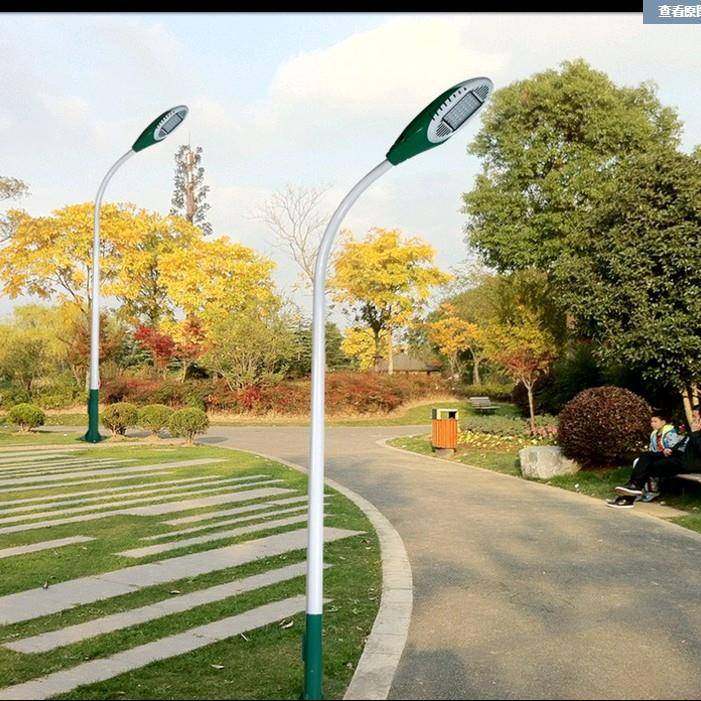 现代LED道路灯新农村改造6米8米自弯臂A字臂路灯杆公园小区户外