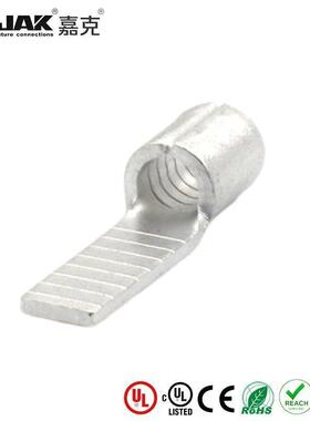 DBN5.5-14无绝缘护套片形端子紫铜插片型插针形裸冷压端头KST