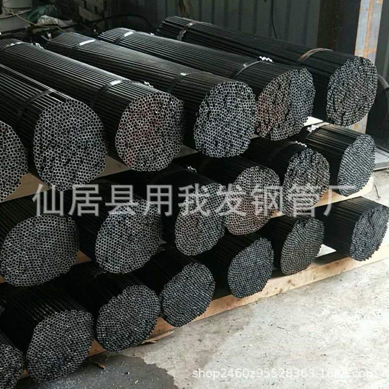 供应 5mm*7.8空心小铁管 圆铁管 热轧空心镀锌方管铁管花架管