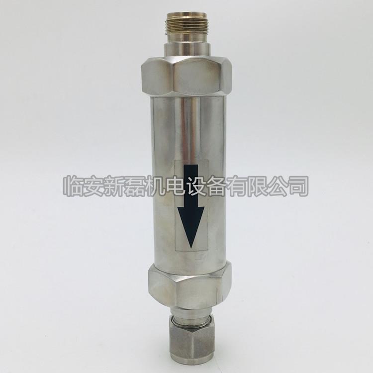 0.01μm不锈钢卡套过滤器 CNG气体螺纹过滤器 无尘车间除尘除油