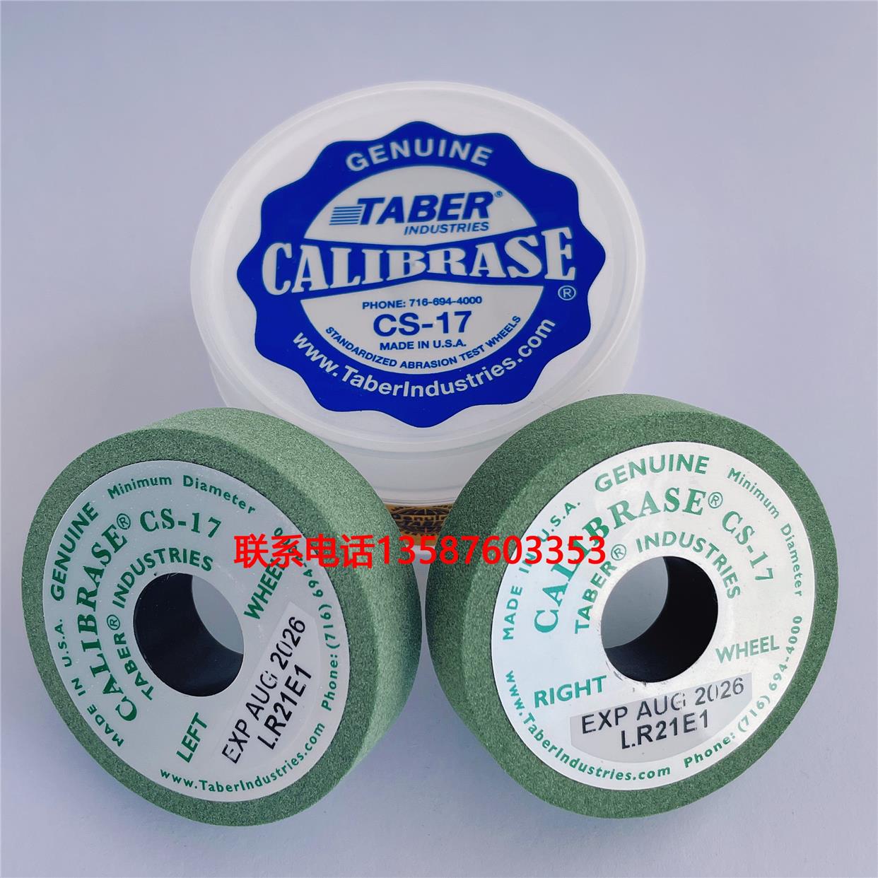 美国进口CALIBRADE TABER GENUINE 砂轮 磨轮CS-17轮子CS17磨耗轮