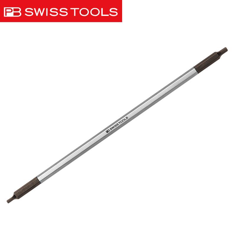 瑞士PB进口两用加长梅花六角一字十字批头批嘴防静电螺丝刀手柄