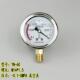 0MPA耐震真空表负压表M14 0.1 1.5 上海天湖耐震真空压力表YN