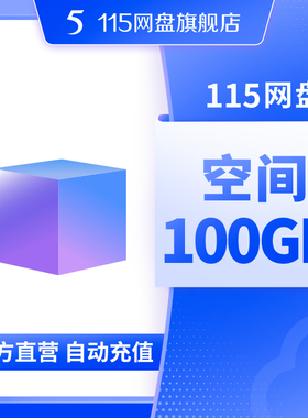 115网盘 100GB空间扩容长期有效，不包含VIP服务