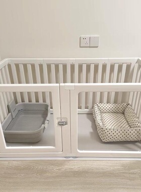 狗狗围栏栅栏室内防护栏挡板新型宠物小型中型犬小狗笼子别墅家用