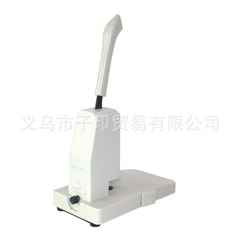 热销宝预兔耳朵单孔手动打孔s机吊牌冲孔机凭证装订机财务会计记