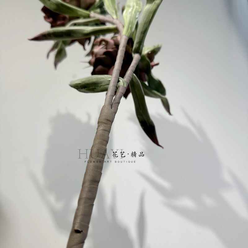 热销小众花艺素材大号彷真花大蓟花家居装饰摆件假花摄影道具